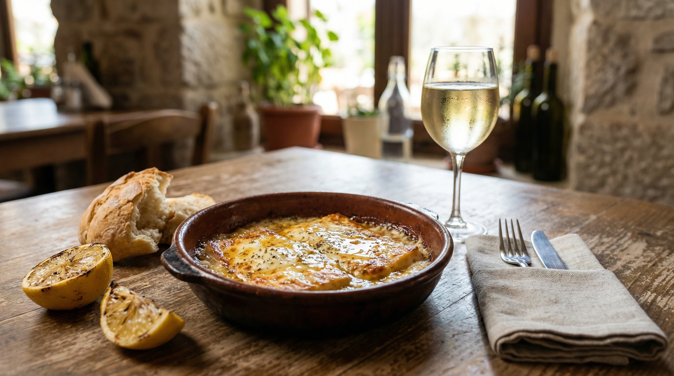 Halloumi Saganaki