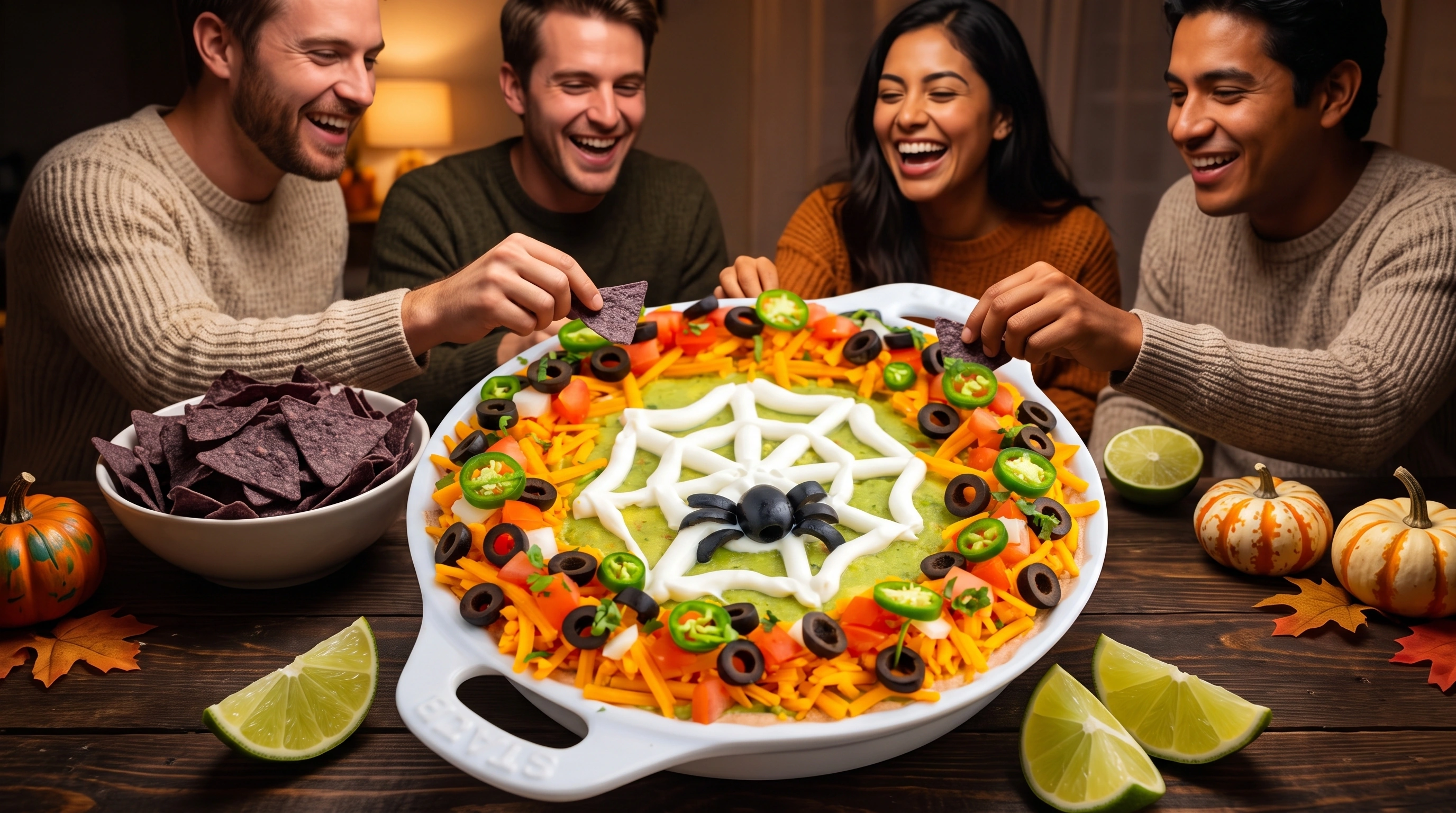 Halloween Taco Dip