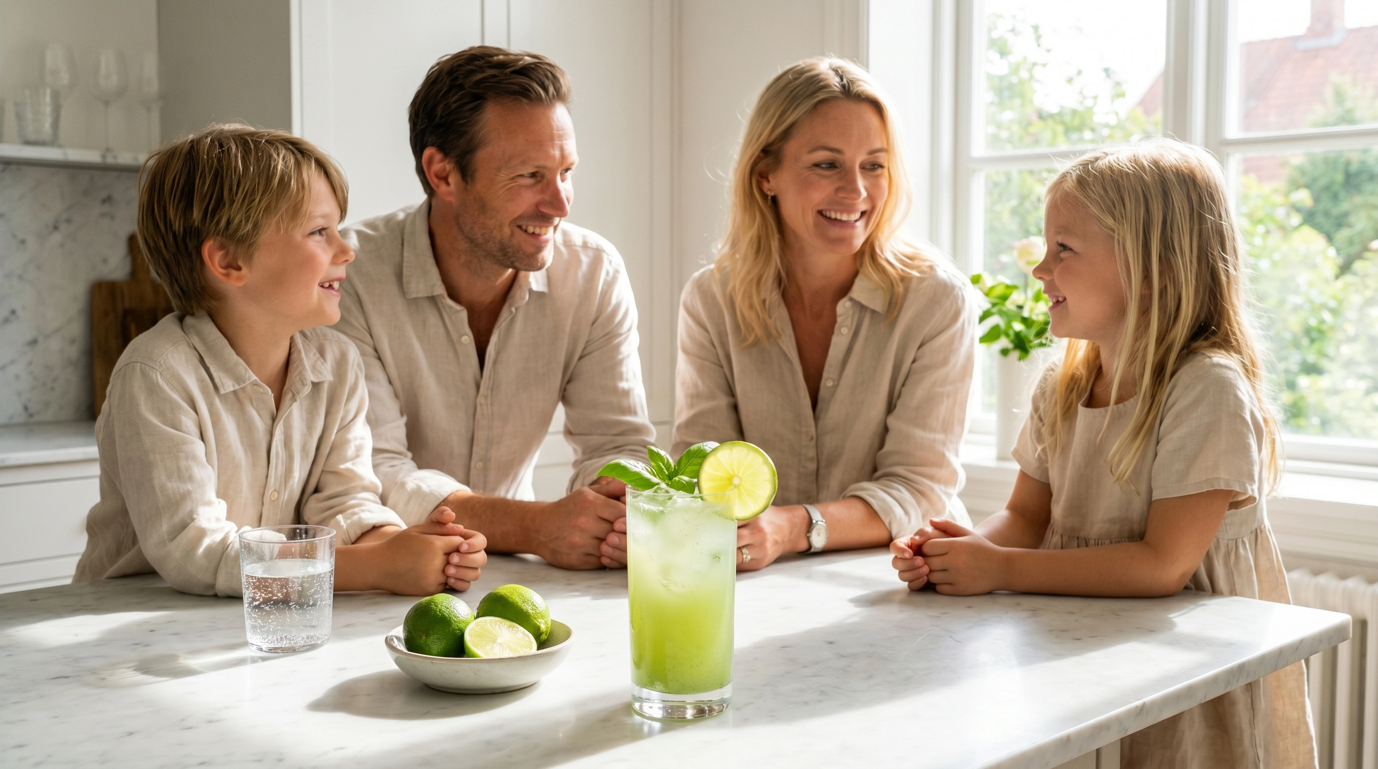 Frosty Basil Limeade