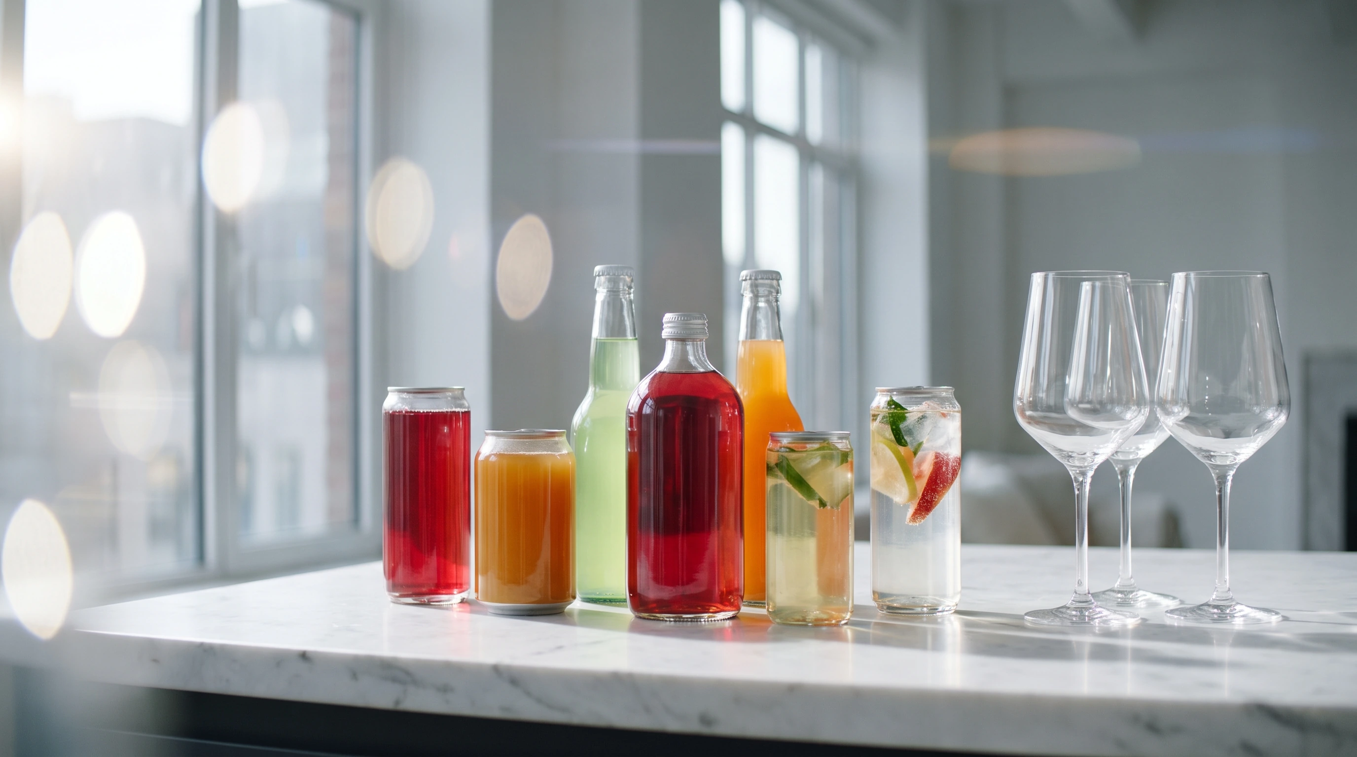 El auge de las bebidas funcionales y sin alcohol