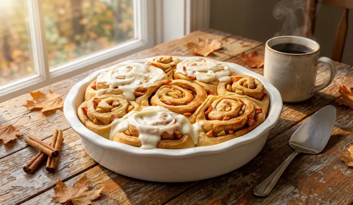 Rollos de manzana y canela