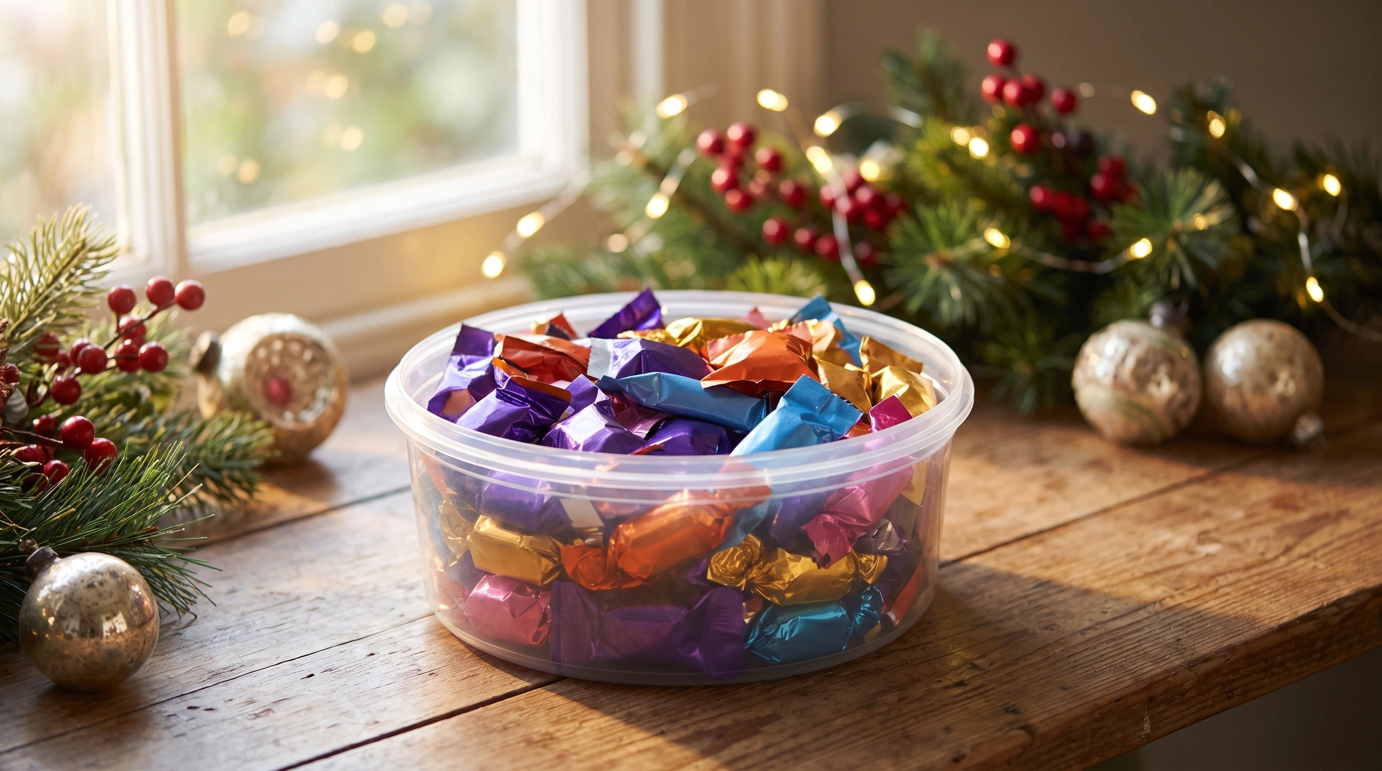 Se reducen los envases de bombones navideños