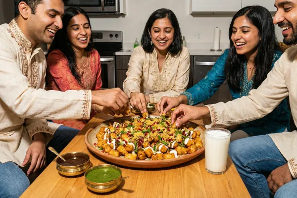 Tater Tot Chaat