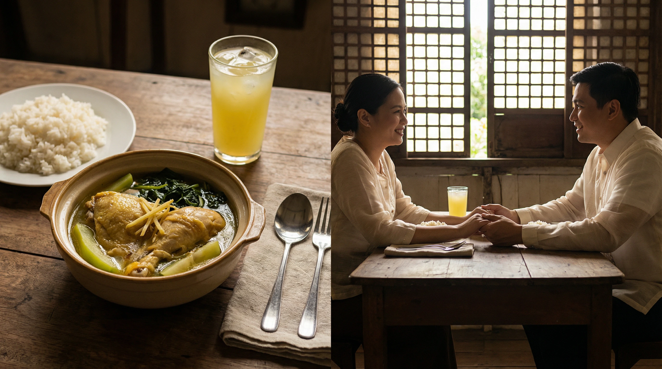 Gingered Chicken Tinola and Green Papaya Soup