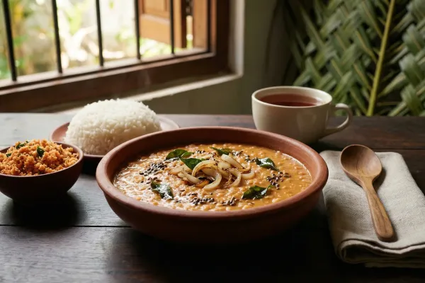 Red Lentil Curry (Sri Lankan Dhal Curry)