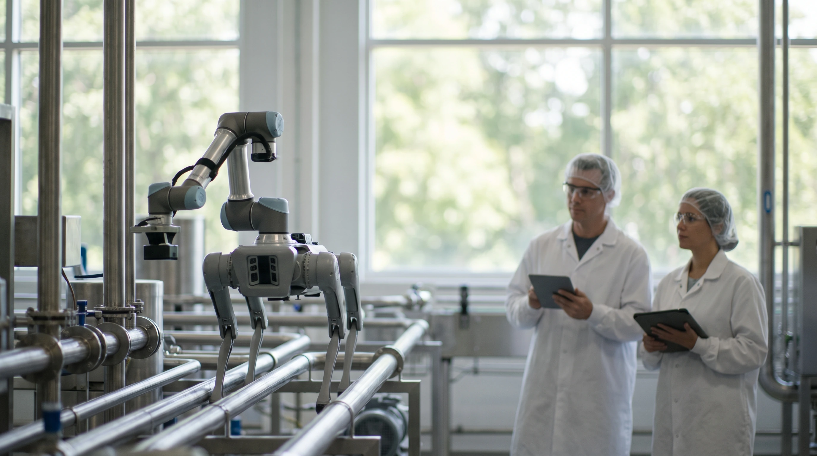 Robot dog takes on factory monitoring duties