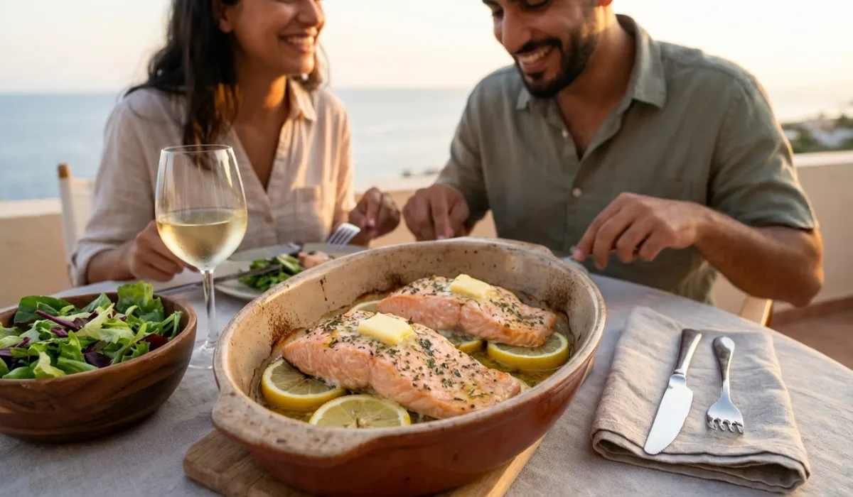 Salmón de limón fácil