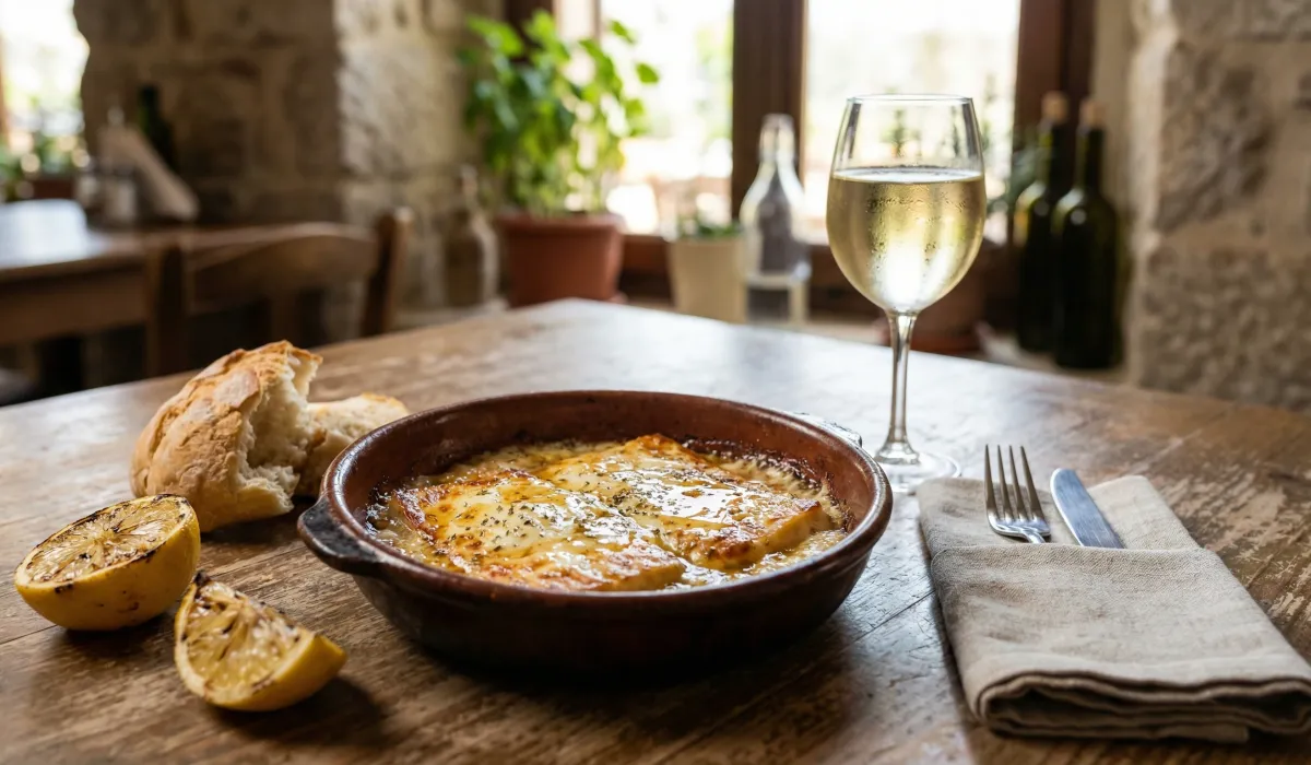 Halloumi saganaki