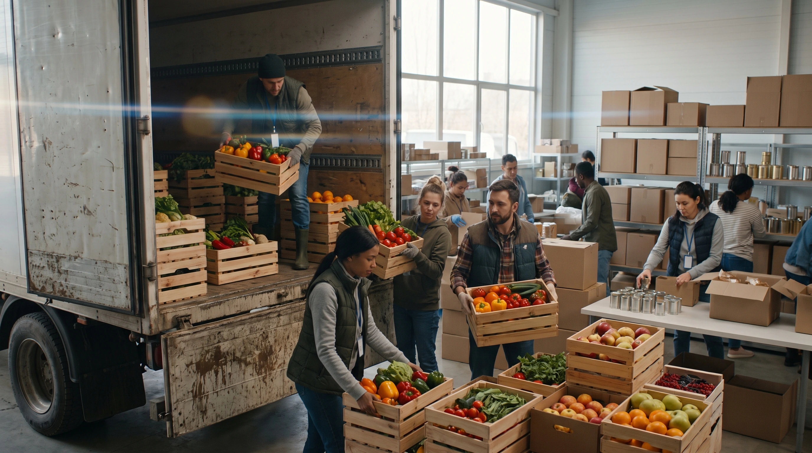 Farm Donations to Food Banks Surge