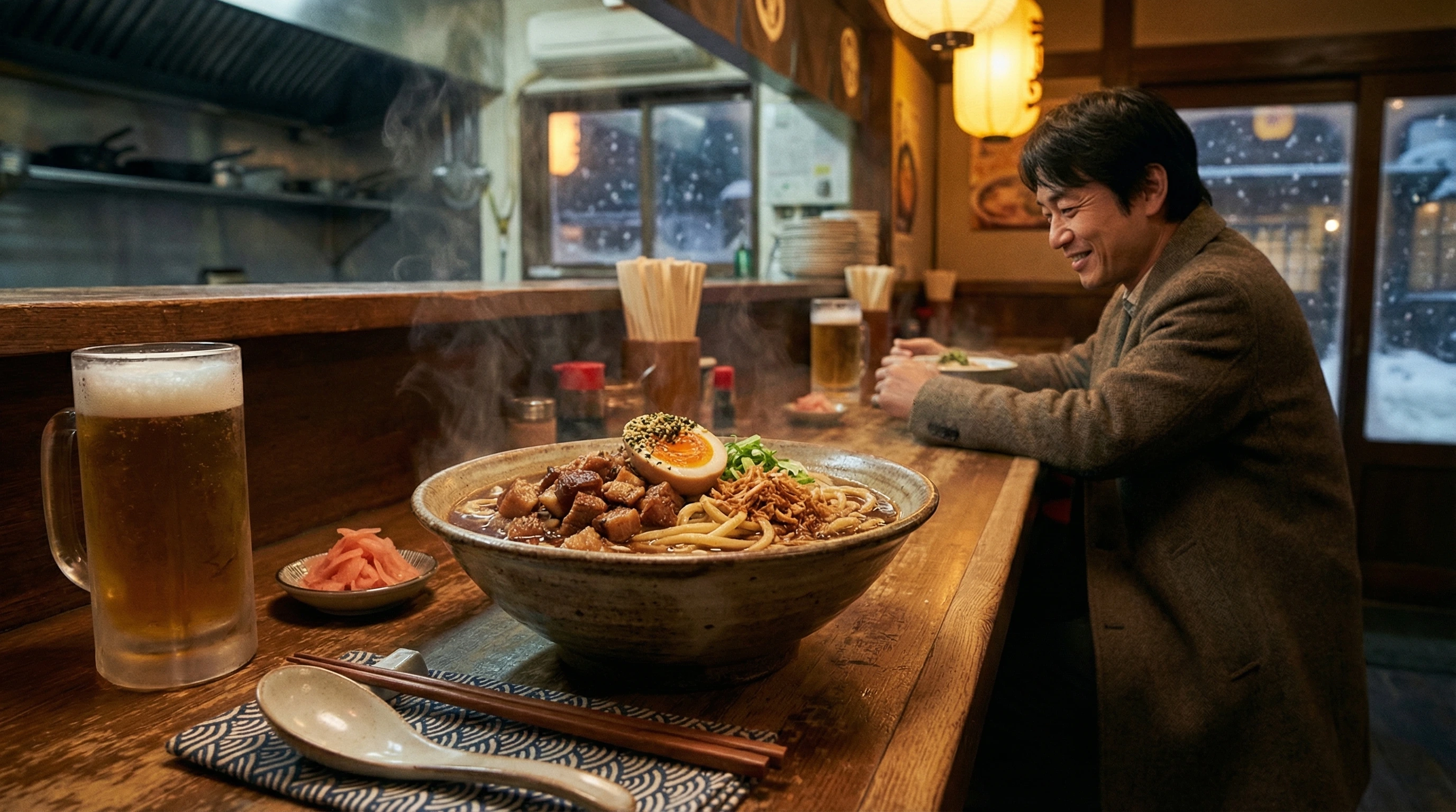 Ramen picante con cerdo