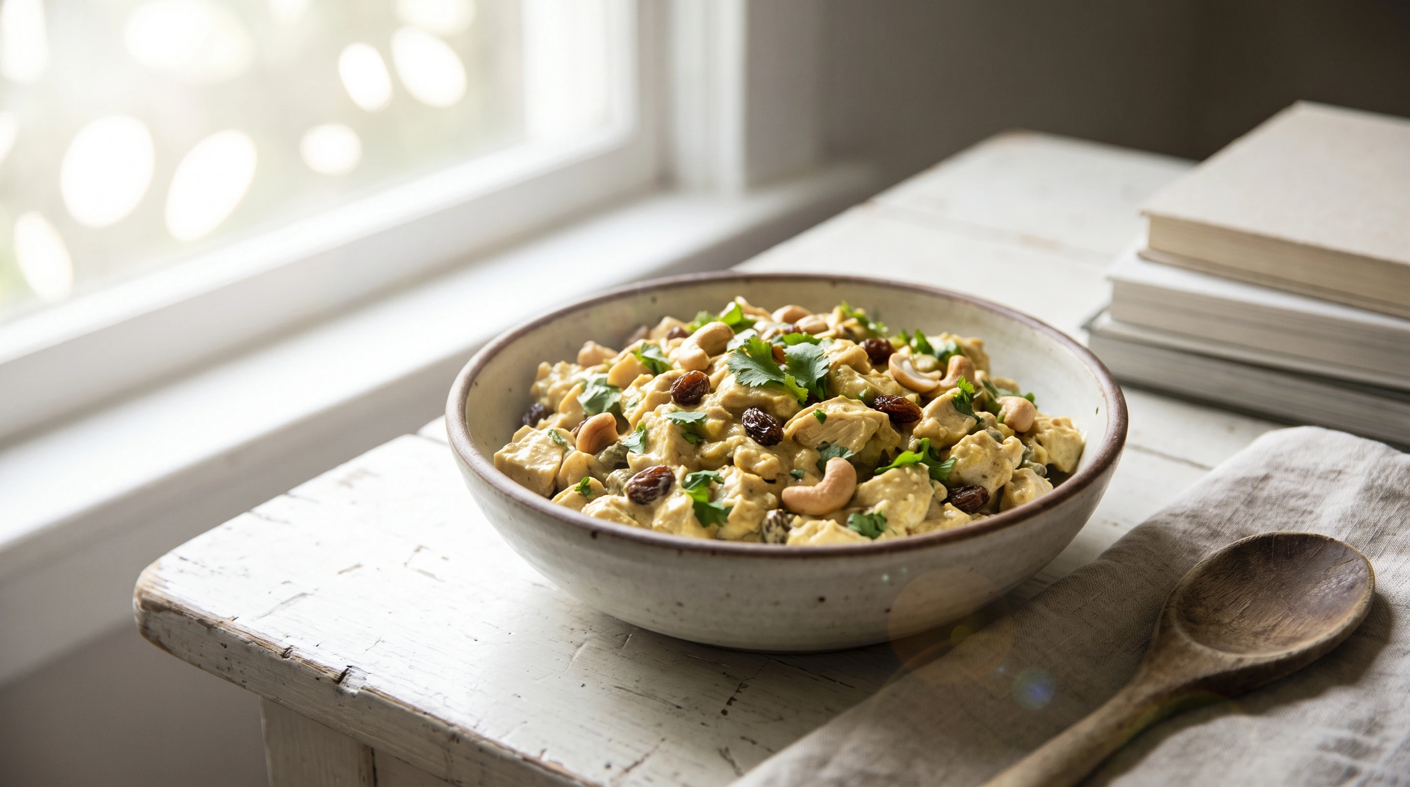 Alerta sanitaria por ensalada de pollo al curry