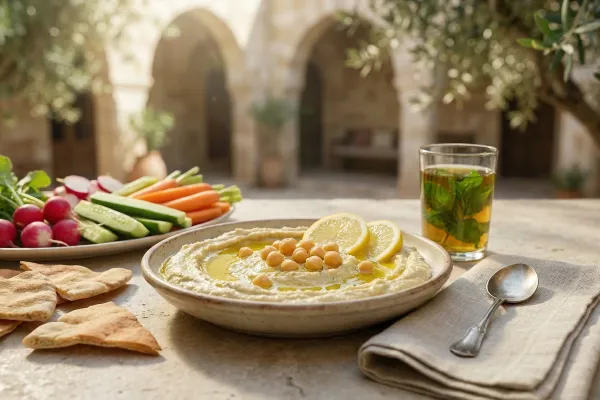 Lemon Artichoke Hummus