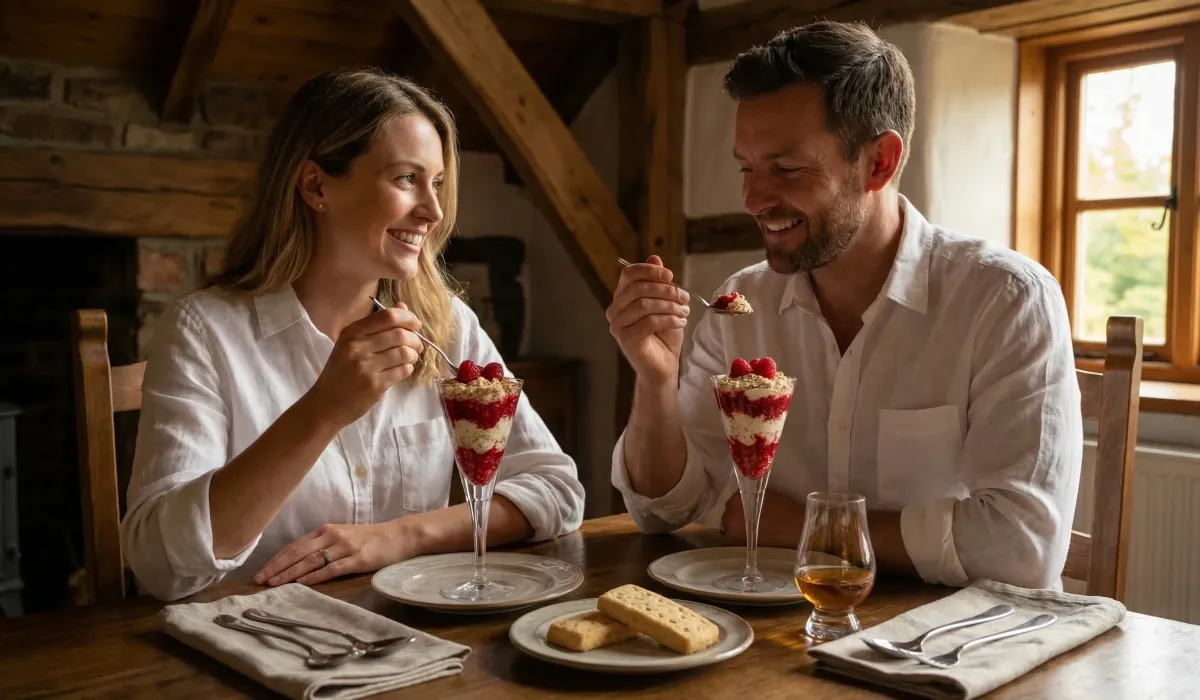 Σκωτσέζικο Cranachan με σμέουρα