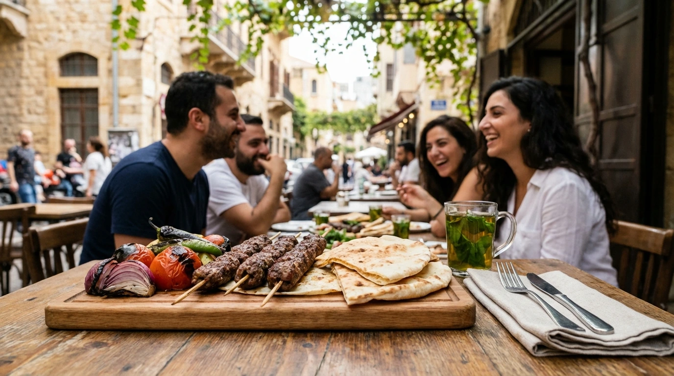 Kafta de carne a la libanesa