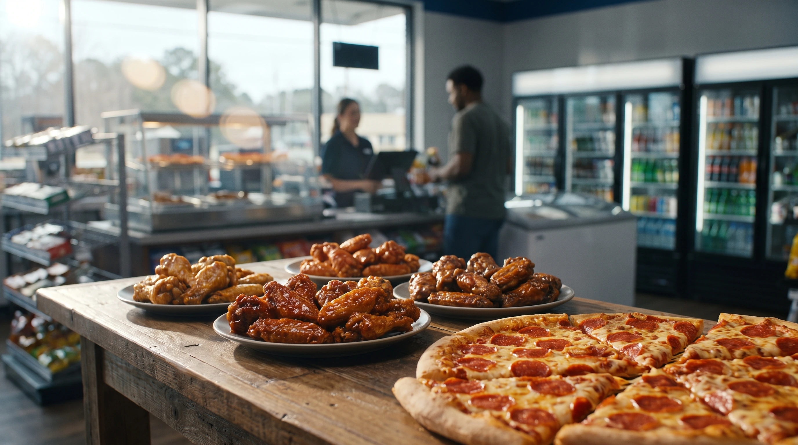 Casey's apuesta por la pizza y las alitas