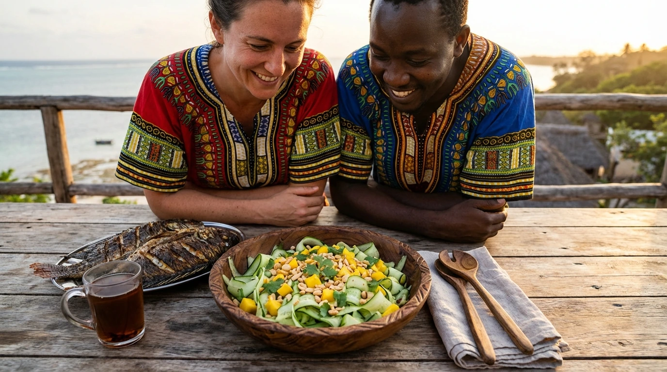 East African Mango and Cucumber Salad