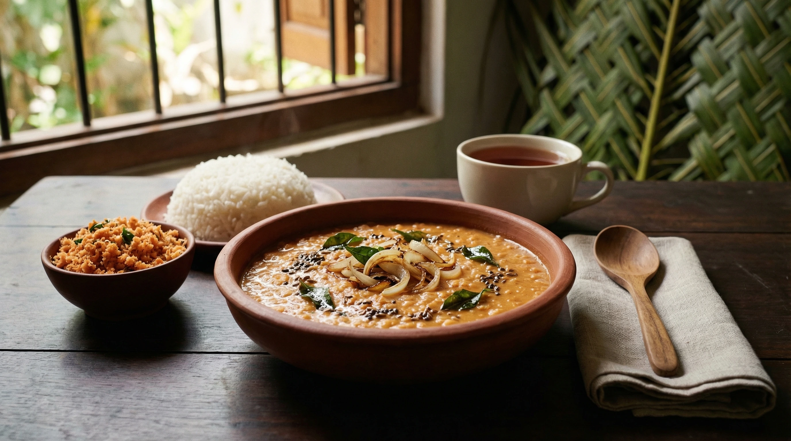 Κόκκινο Lentil Curry (Σρι Λάνκα Dhal Curry)