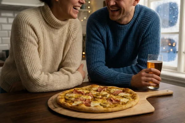 Pizza au curry de banane suédoise (Bananpizza)