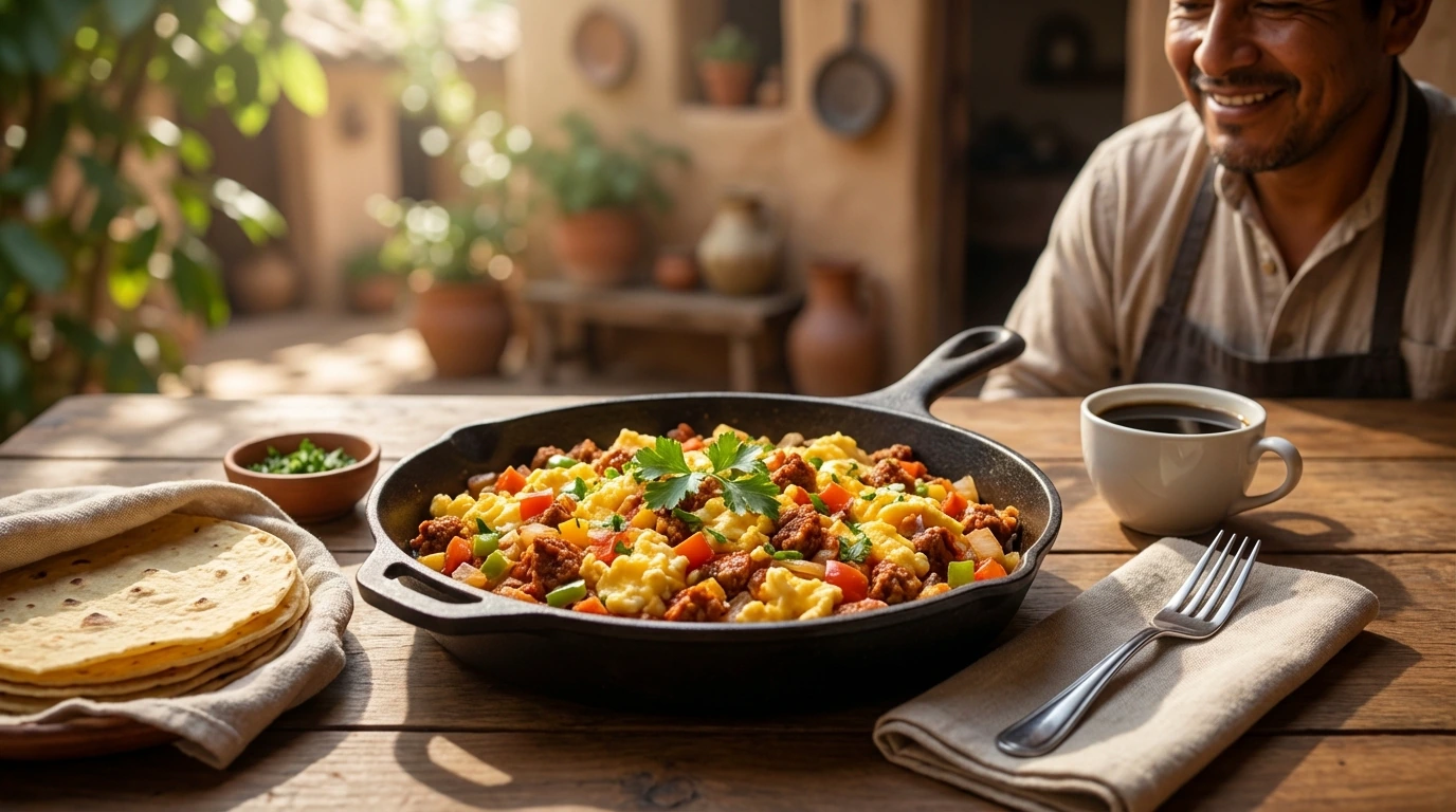 South American Breakfast Scramble. Simple. Fast. Delicious.