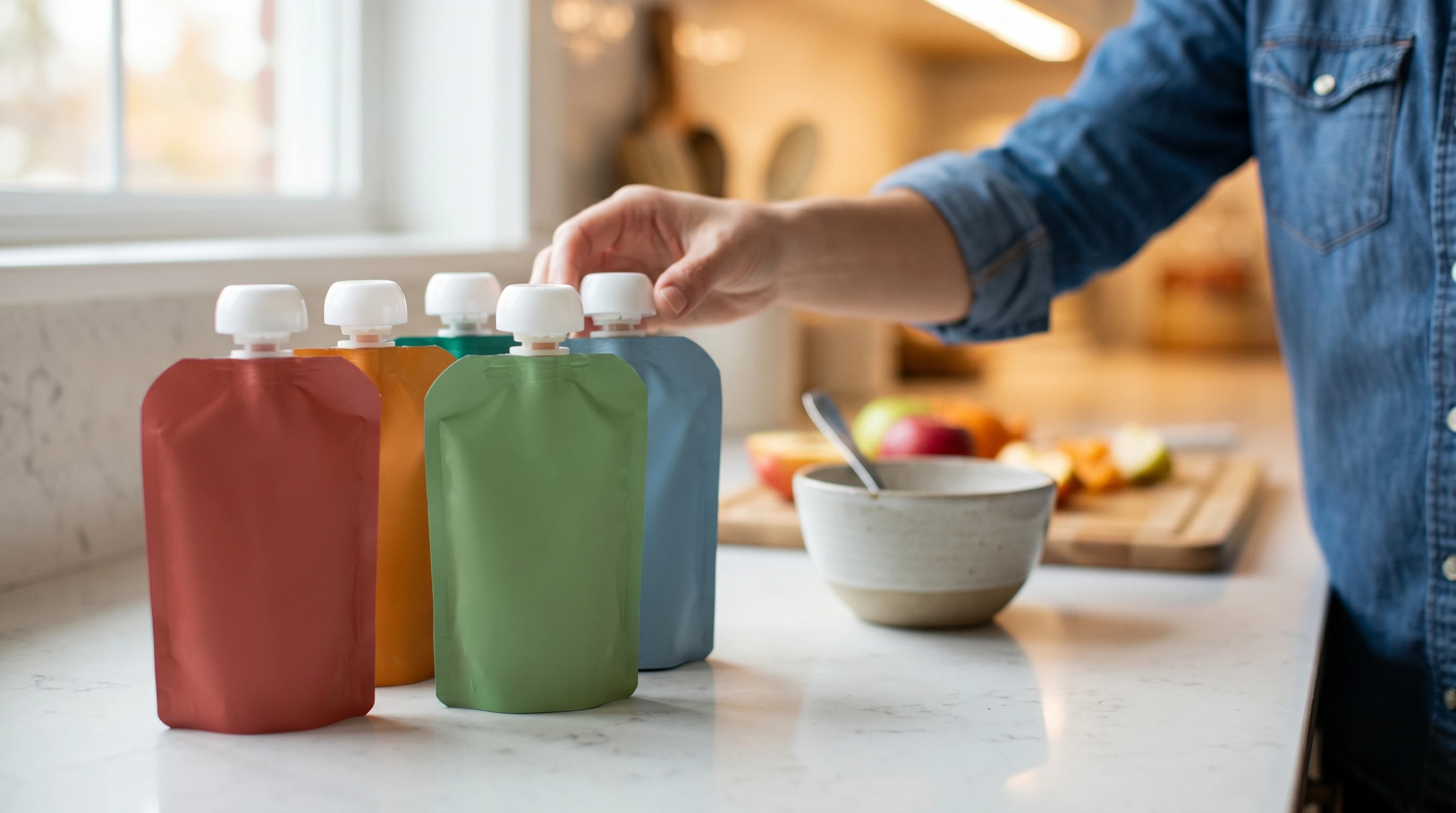 Microplásticos encontrados en bolsas de alimentos para bebés