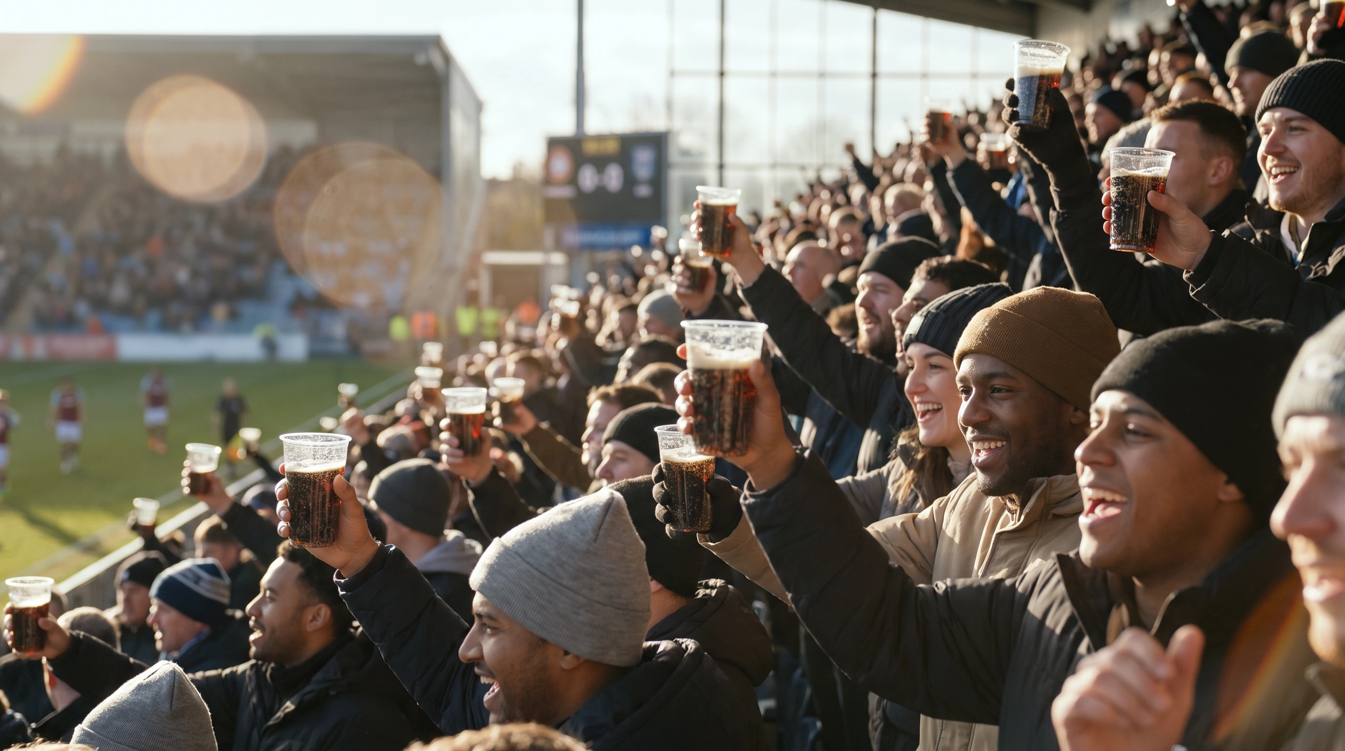 Soft-drink partnerships target the culture of sports fandom