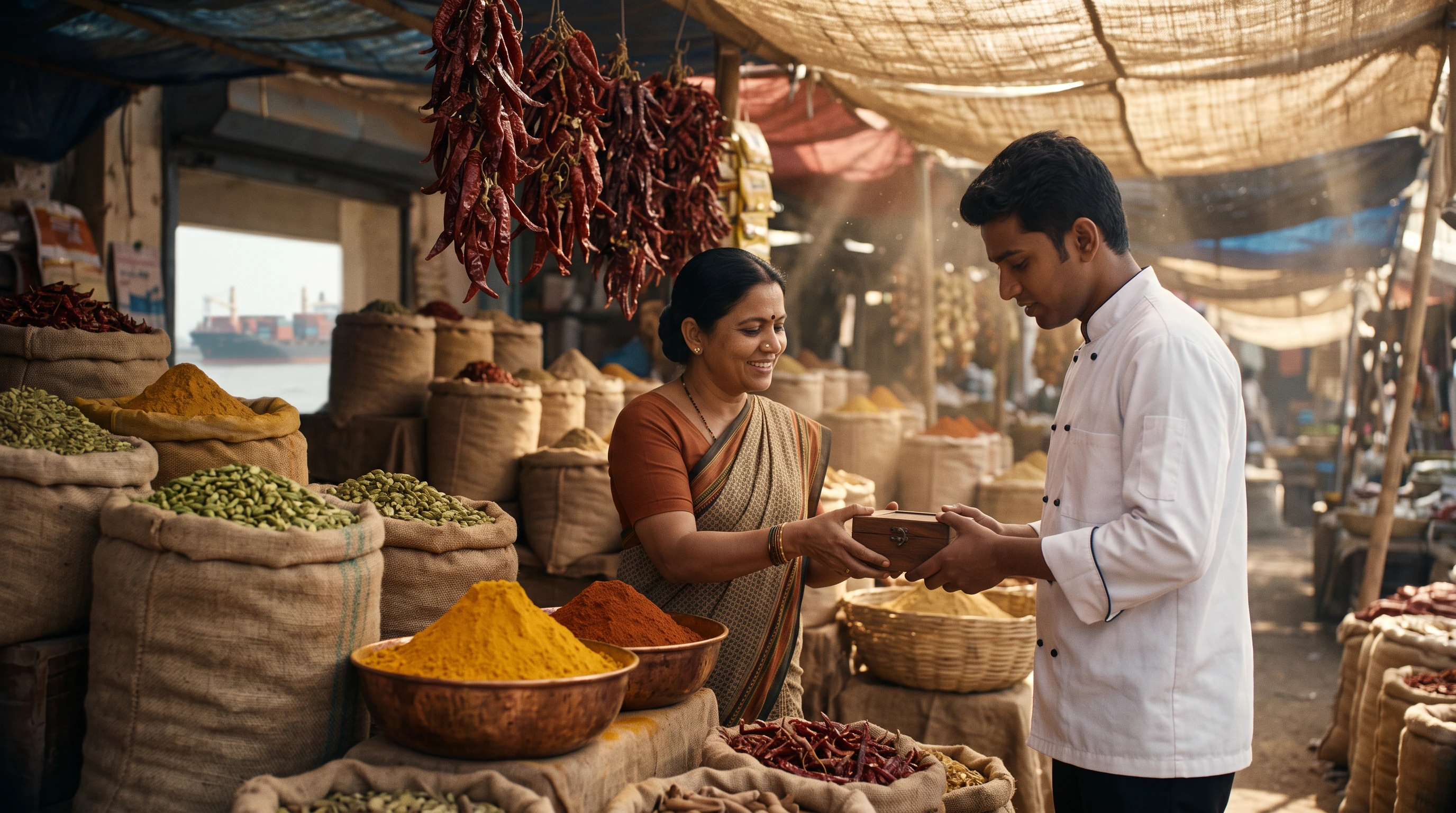 Spice Routes Rewired by Climate and Cuisine