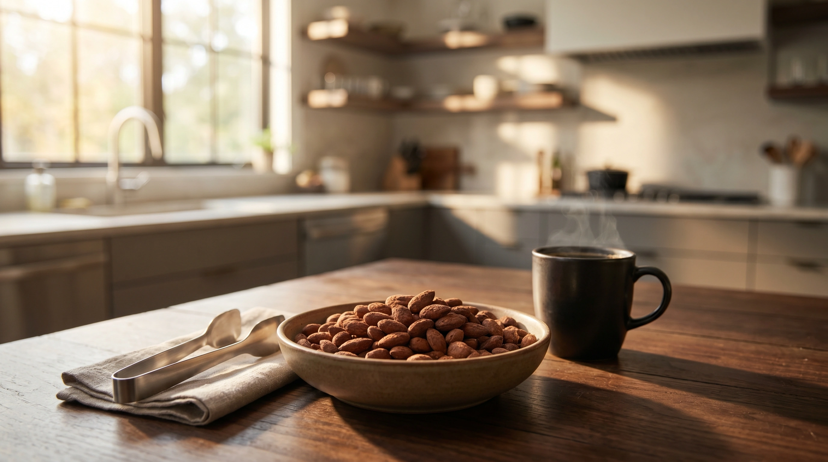 Chocolate Mocha Dusted Almonds