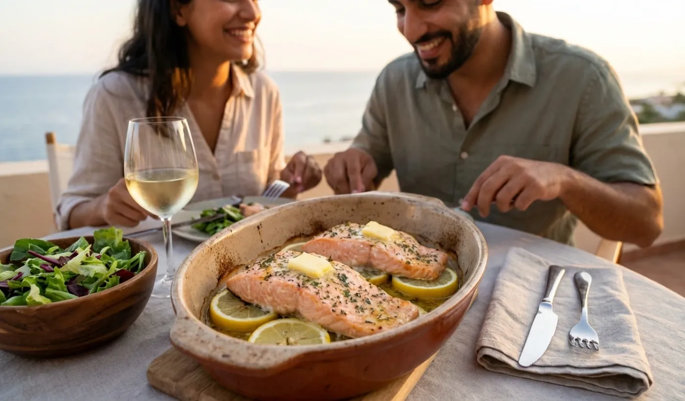 Salmón de limón sin esfuerzo