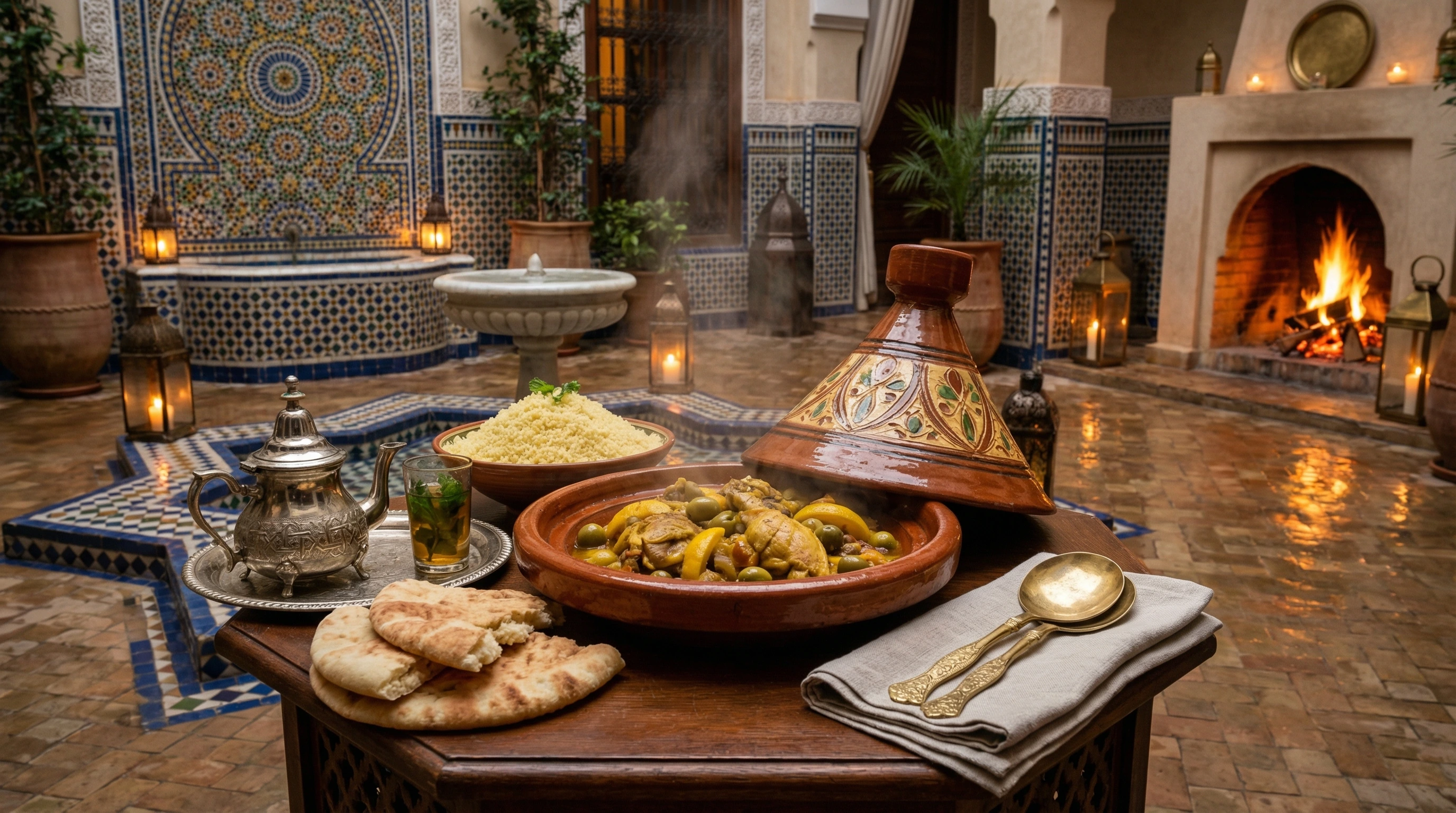 Tagine de pollo con limón premerecido