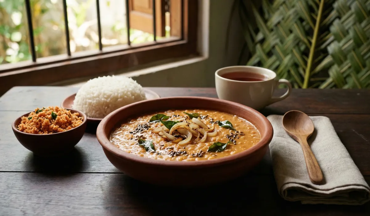 Curry Lentil Rojo (Sri Lankan Dhal Curry)