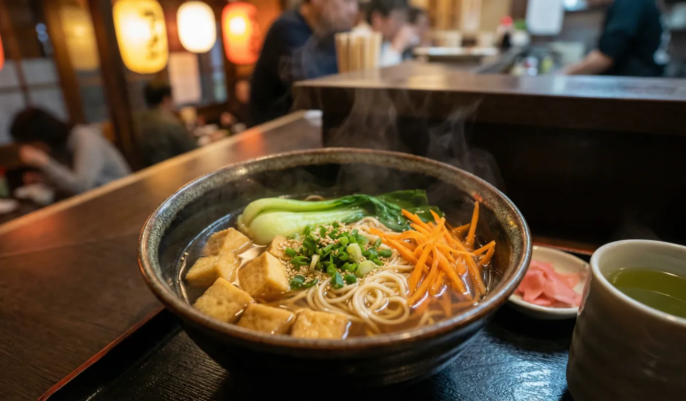Silken Broth και Crisp Tofu