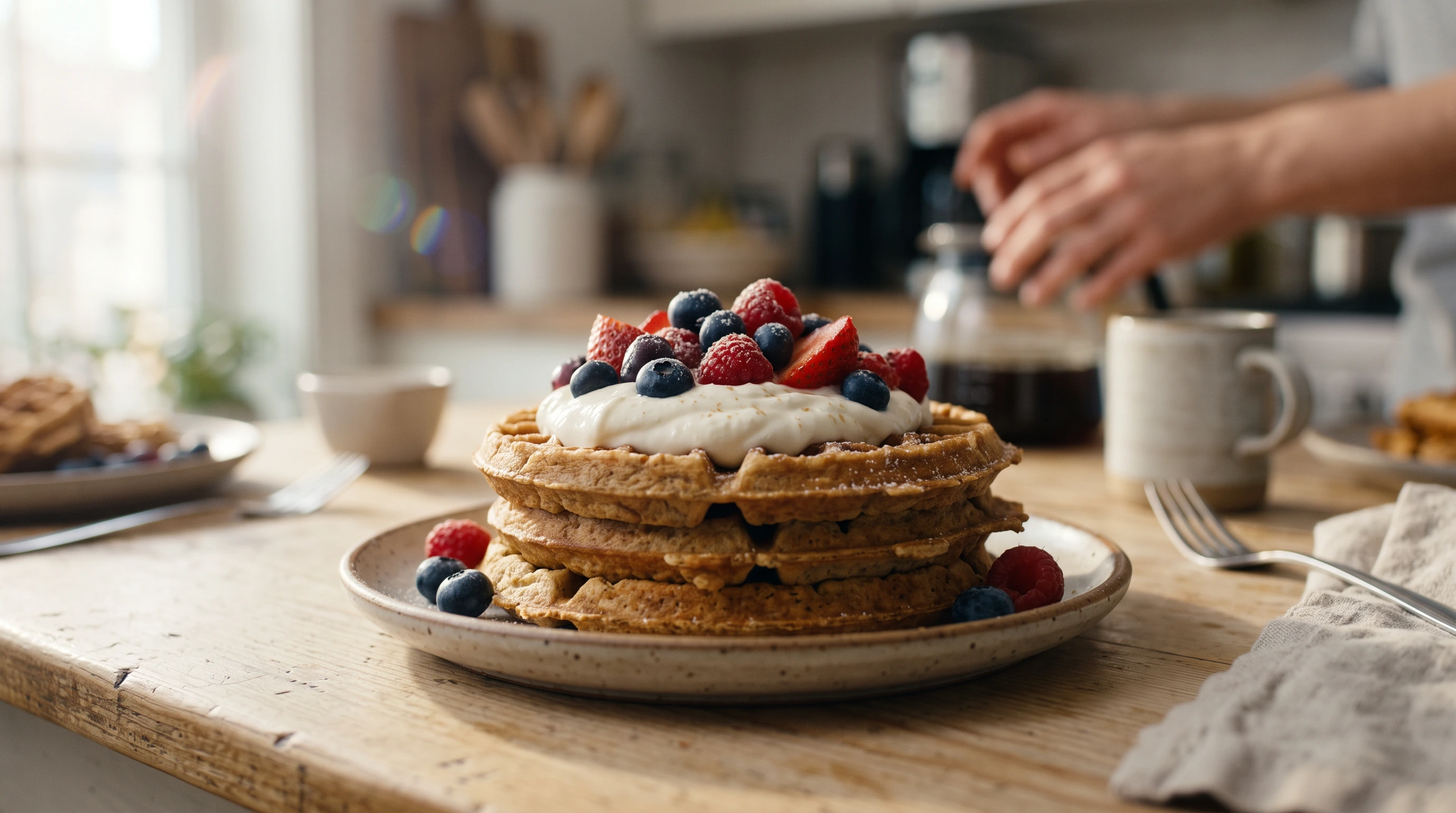 Evergreen Launches Protein Waffles