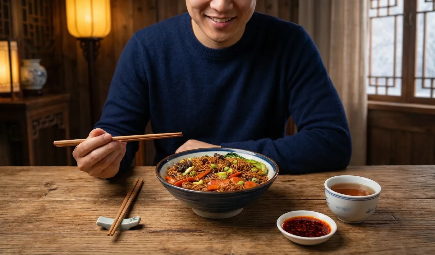 Savoury Beef Noodles σε συνοπτικά πρακτικά