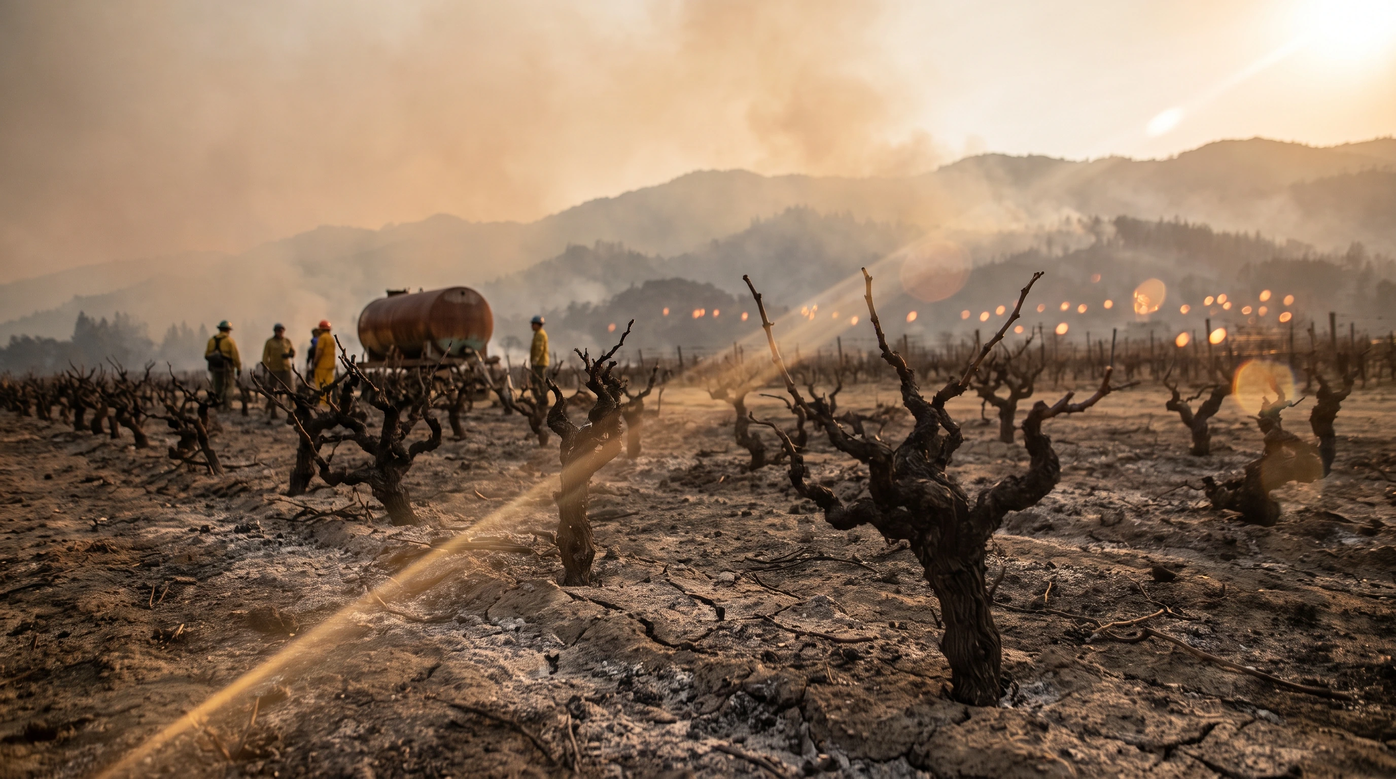 Wildfires Threaten European Vineyards