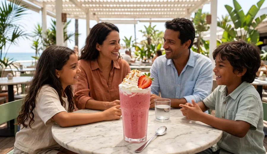A bright chilled drink from the summer collection