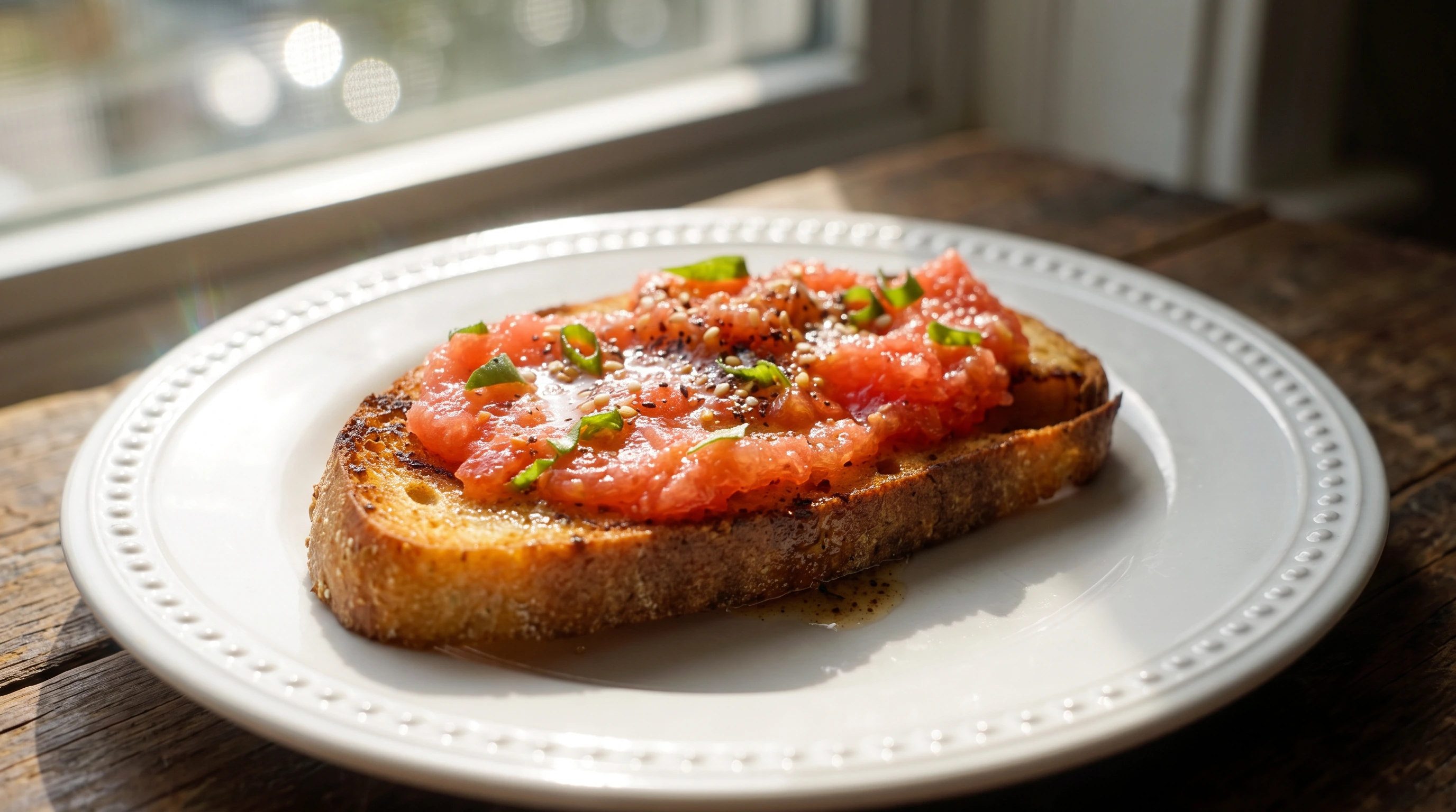 A Fresh Twist on Tomato Toast
